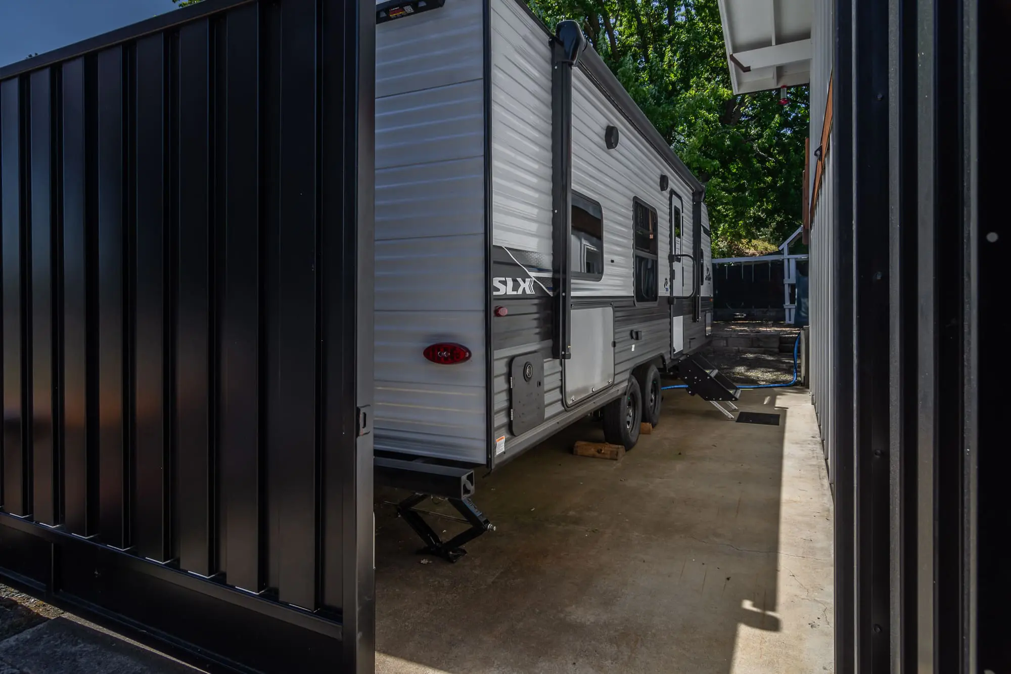 Private Entrance to the RV